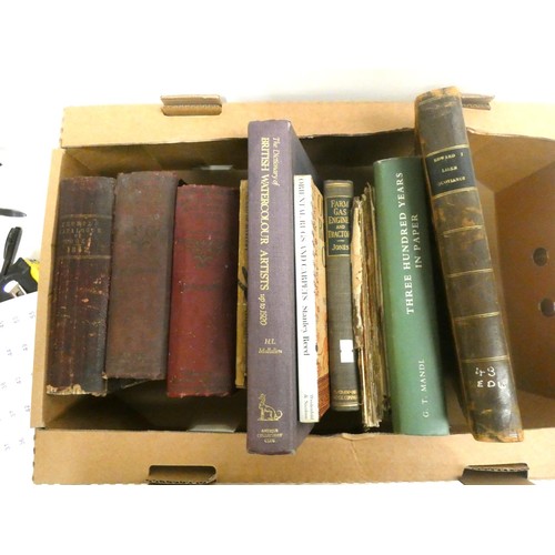 5 - Large box of vintage books.