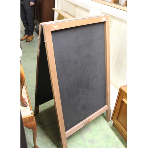 743 - Folding chalkboard, 108cm high.