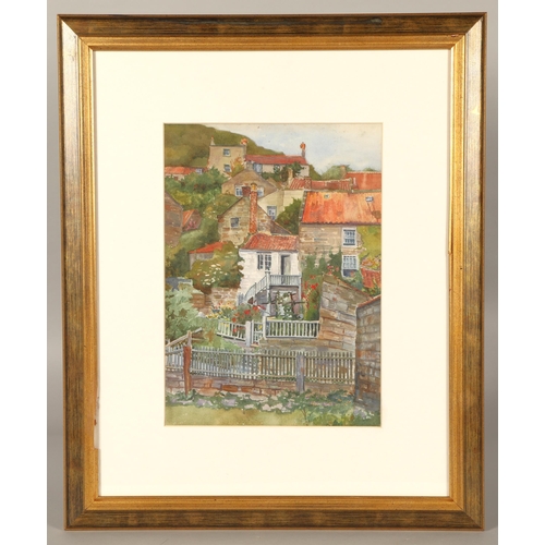 373 - George Cameron Foley (Scottish 1910-1992)'Runswick'Framed watercolourInscribed and dated versoProven... 