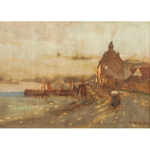 374 - George Neil (Scottish 1888-1931)'Crail and Wemyss'Pair of gilt framed oils on boardboth signed24cm x... 