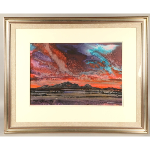 469 - James Spence R.S.W. (1929-2016)Ochils From The Crook of DevonFramed Mixed Media, signed lower right ... 