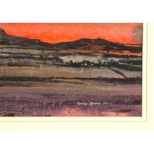 469 - James Spence R.S.W. (1929-2016)Ochils From The Crook of DevonFramed Mixed Media, signed lower right ... 