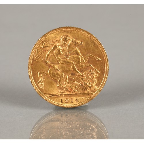 120 - George V gold sovereign 1914