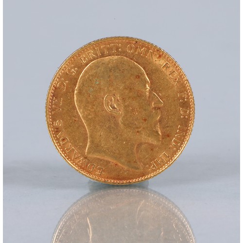 125 - Edward VII gold sovereign 1908