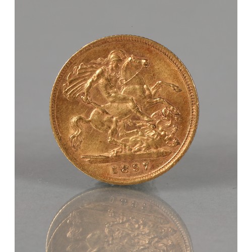 138 - Victorian gold half sovereign 1897