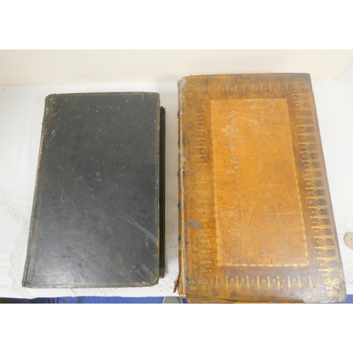 10 - Bibles.  2 folio bibles, 1814 & c.1810.