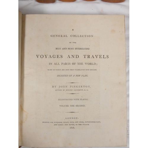 100 - PINKERTON JOHN.  A General Collection of the Best and Most Interesting Voyages and Travels in All Pa... 