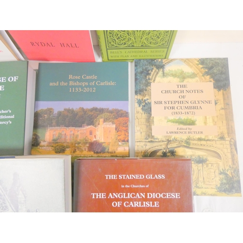 2 - Carlisle Cathedral & Diocese. 10 various books & softback publications.