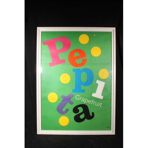 337 - HERBERT LEUPIN (1916-1999) Pepita Grapefruit poster Print, bears signature lower right, 125cm x 88cm... 