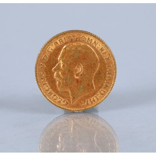 141 - George V gold half sovereign 1911