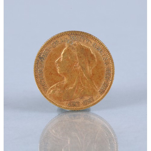 142 - Victorian gold half sovereign 1899