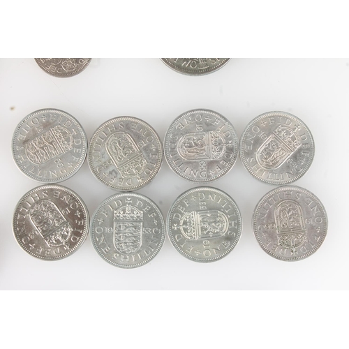 1252 - UNITED KINGDOM Queen Elizabeth II (1952-2022) crowns 1953 proof, 1960 AUNC, 1960 and 1965, half crow... 