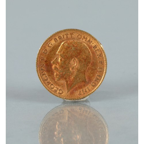 143 - George V gold half sovereign 1911