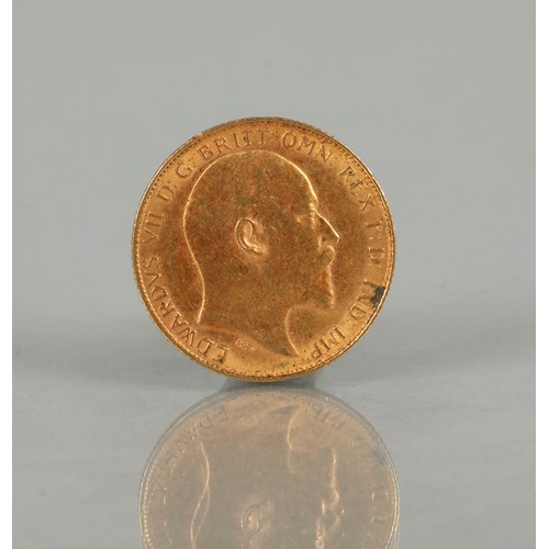 144 - Edward VII gold half sovereign 1902