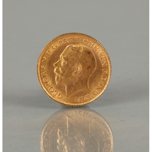 145 - George V gold half sovereign 1915