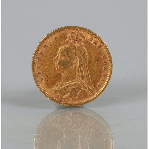 146 - Victorian gold half sovereign 1892