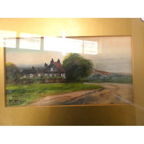 111 - W. Wray.Country HouseWatercolour, signed.