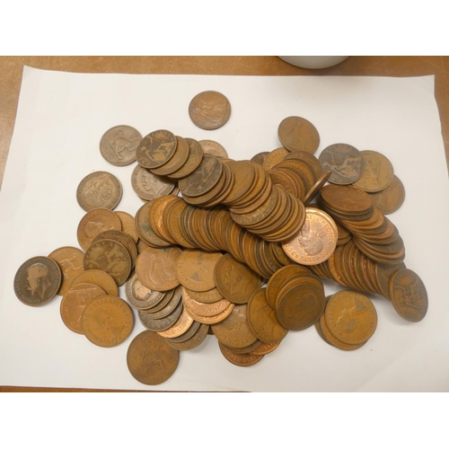 151 - Box of British copper coinage.