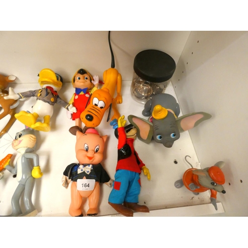 164 - R. Dakin & Company Walt Disney figures.