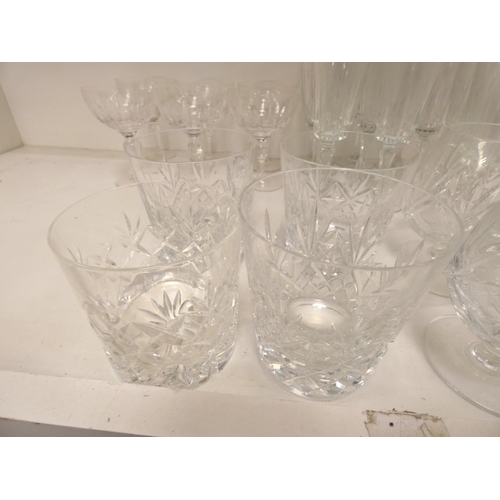 174 - Large collection of cut and other glassware.