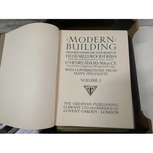 229 - Box of modern building books.