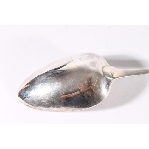 28 - George IV silver basting spoon, Marshall and Sons, Edinburgh 1824, 101g, L28.5cm.