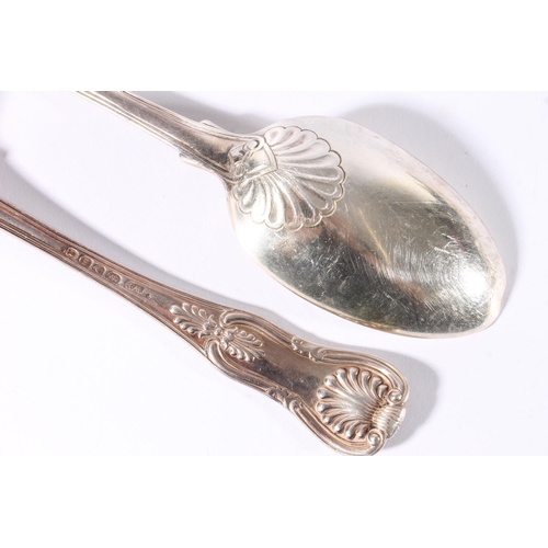 35 - Set of four Victorian King's pattern matched silver tablespoons, various London assay dates and make... 