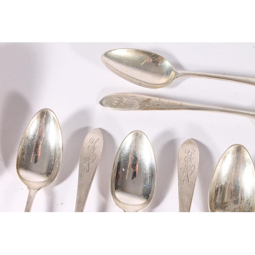 78 - American silver flatware to include a floral patterned serving spoon by Whiting Manufacturing Co., o... 