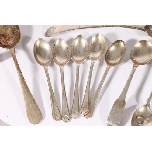 79 - Pair of Georgian silver toddy ladles hallmarked for William & Patrick Cunningham, Edinburgh 1801... 