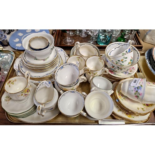 349 - Collection of various tea wares.