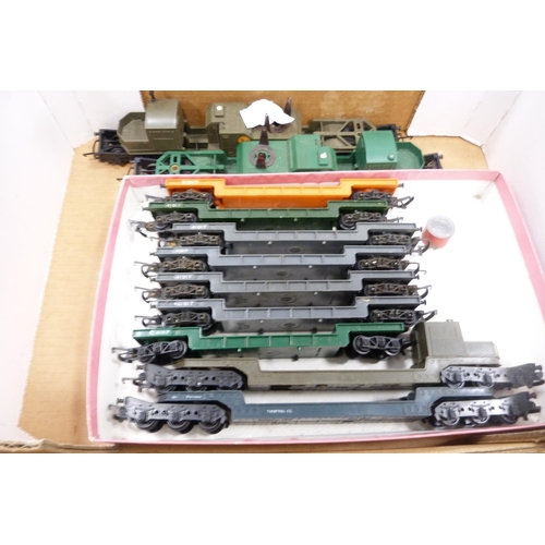 13 - Collection of 00 gauge rolling stock to include tankers, locos, coaches, parts, accessories etc., al... 