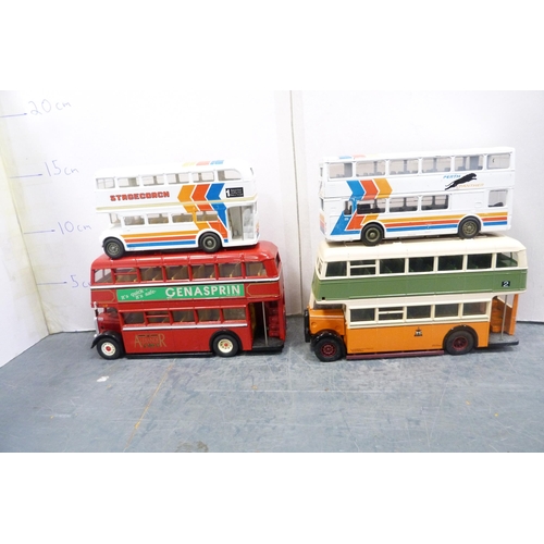 148 - Collection of modern diecast and other model vehicles to include buses, trucks, Corgi examples, also... 