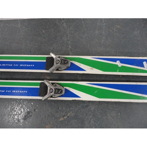 155 - Pair of Hagan Dynaglass skis, made in Austria.