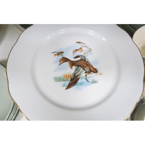 174 - Wedgwood Etruria table and dinnerwares and a set of Apilco plates decorated with game birds (one she... 