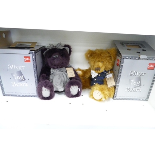 183 - Two Suki Silver Tag limited edition bears to include Alice Bear, 457/1000, and Louis Bear, 717/1500,... 