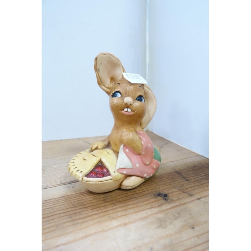 206 - Group of Pendelfin rabbits, one titled 'Barrow Boy', with box.