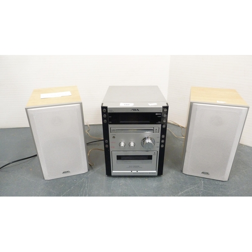 228 - Aiwa NSX-V30 compact disc stereo system with speakers.