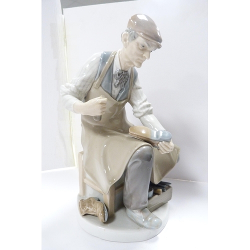 239 - Lladro figure modelled as a cobbler. 