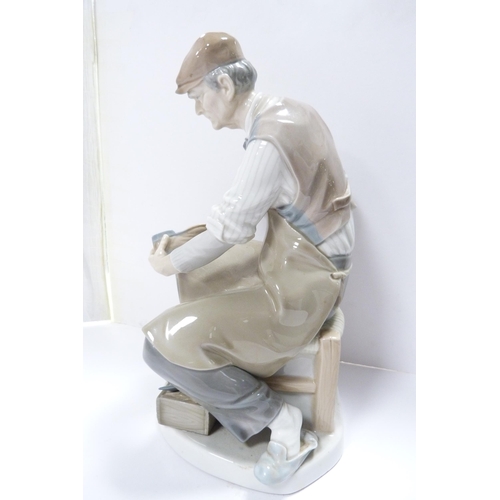 239 - Lladro figure modelled as a cobbler. 