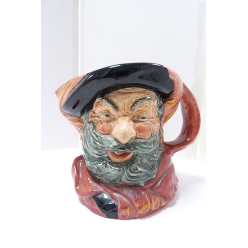 248 - Two matching large Royal Doulton character jugs, 'John Falstaff'.  (2)