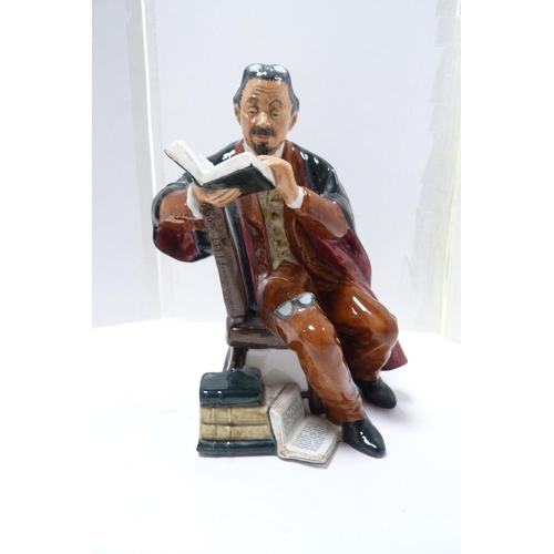 249 - Royal Doulton figure, 'The Professor' HN 2281, and a Royal Doulton whisky decanter for Whyte & M... 