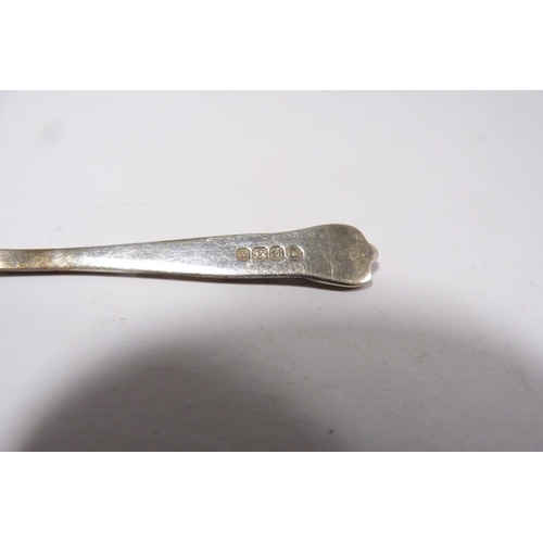 260 - Set of six sterling silver coffee spoons by Francis Howard Ltd., Sheffield, in fitted case.