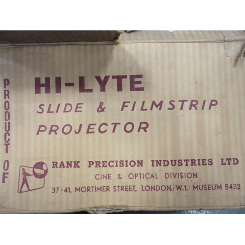 271 - Bell & Howell Hi-Lyte projector and screen.