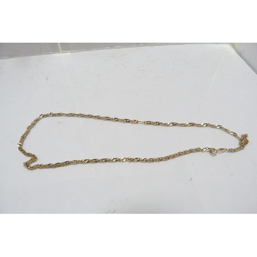 283 - 9ct gold chain, 4.7g.