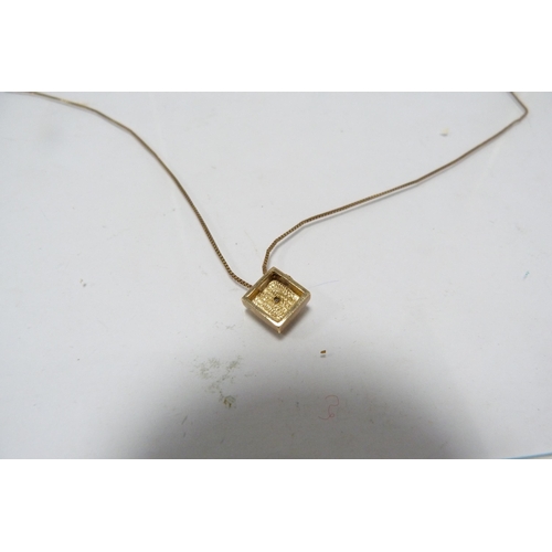 297 - Suite of Hot Diamonds 9ct gold jewellery comprising an envelope pendant set with a small brilliant-c... 