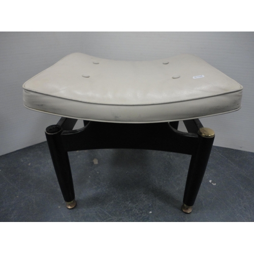 338 - E.Gomme for G Plan 'Librenza' ebonised footstool and a wine table.