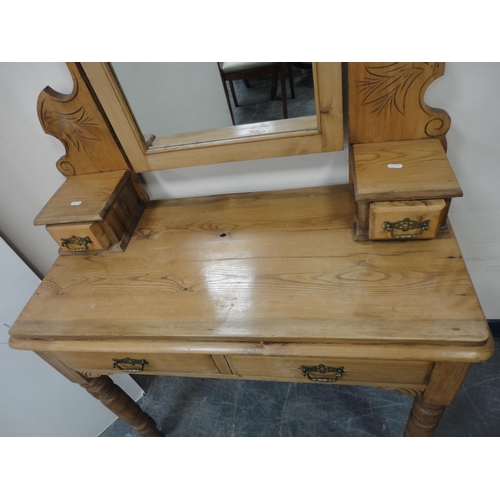 356 - Pine dressing table.