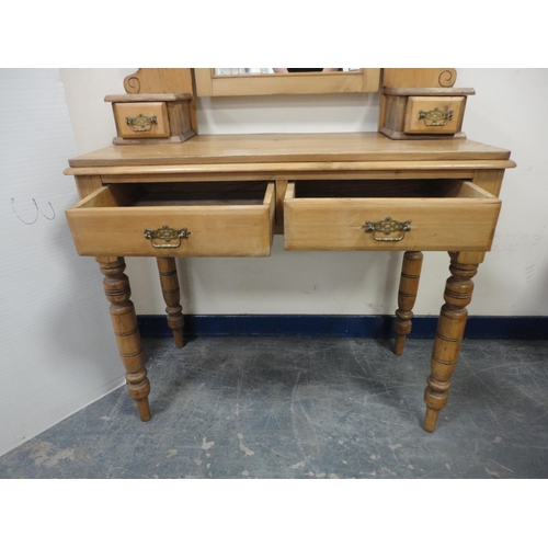 356 - Pine dressing table.