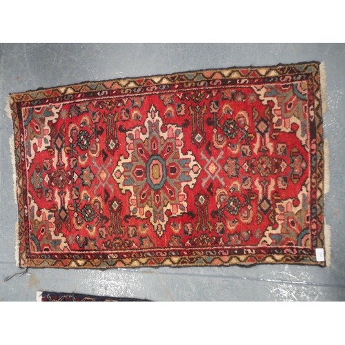 362 - Two small Persian hand knotted prayer type rugs. (2)