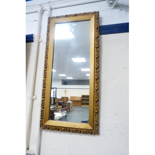 69 - Regency-style gilt framed wall mirror.